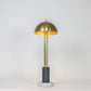 Pillar Table Lamp, Contemporary Lamp, Antique Brass, Marble