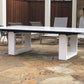 Contemporary Concrete Ping Pong Table – Regulation Size with Carbon Fiber Reinforcement