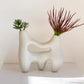 Symbiosis Clay Vase - Bone White