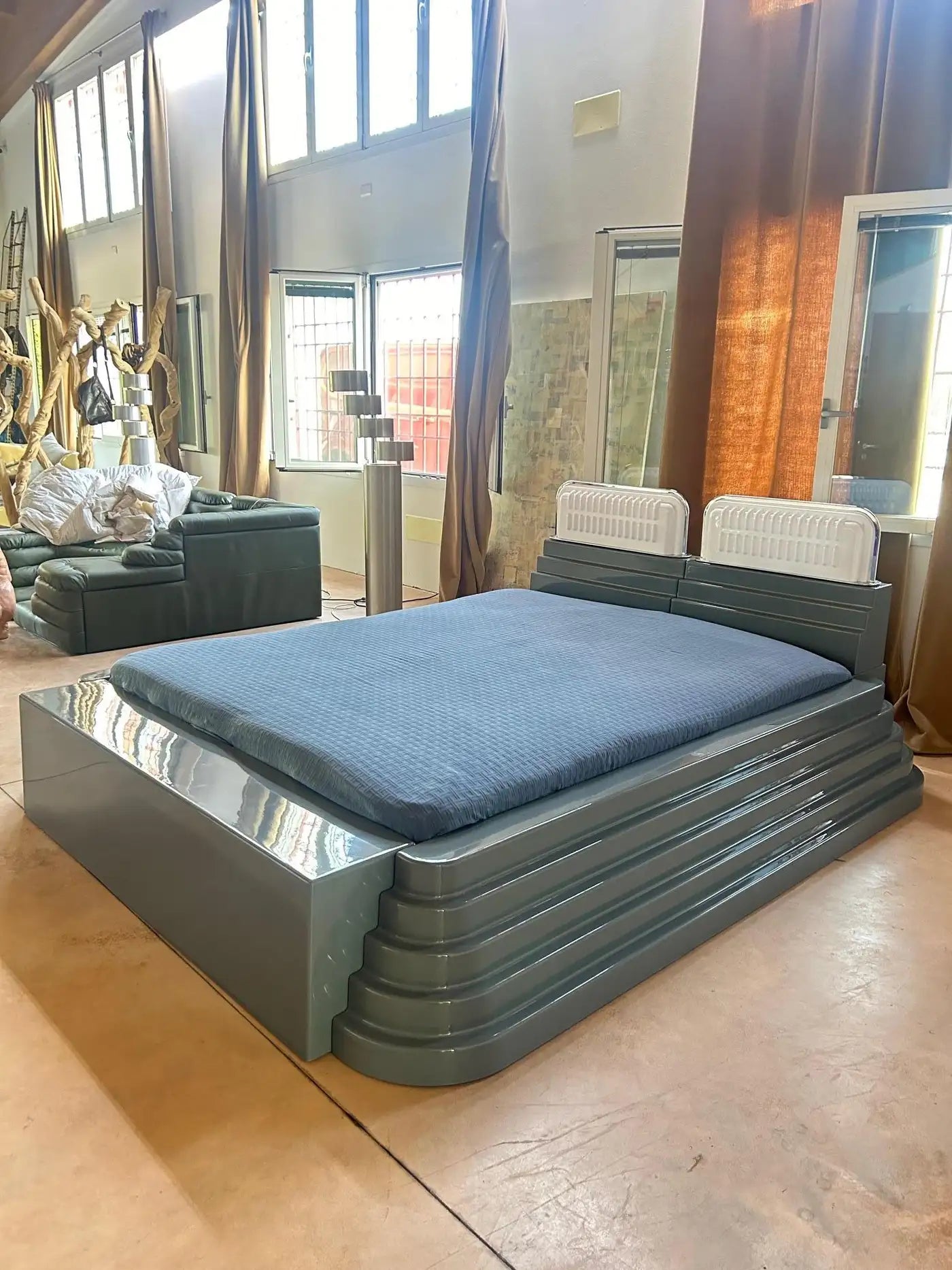 Ettore Sottsass ELLEDUE Double Bed