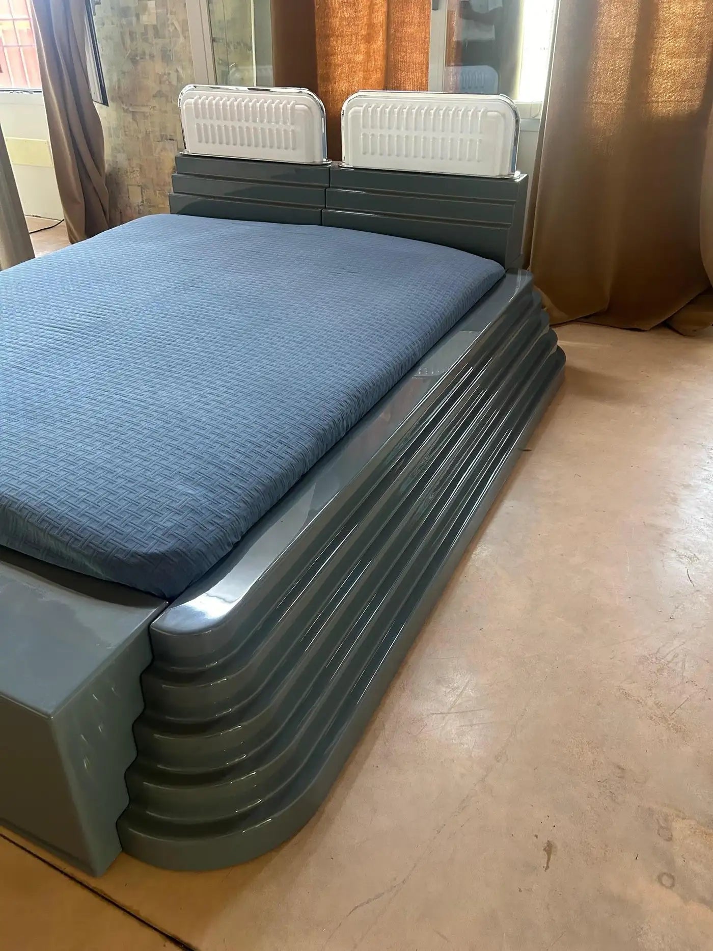Ettore Sottsass ELLEDUE Double Bed