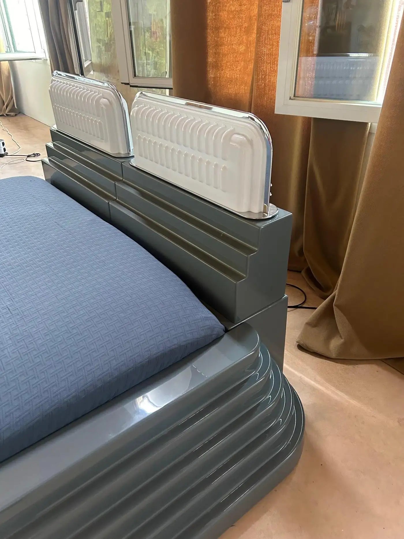 Ettore Sottsass ELLEDUE Double Bed