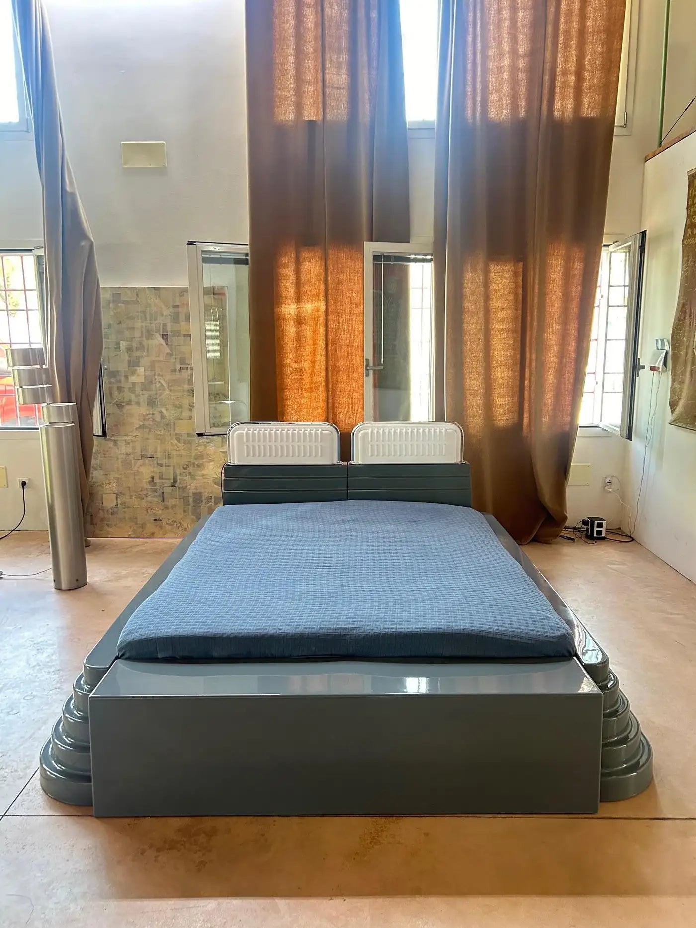 Ettore Sottsass ELLEDUE Double Bed