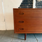 Mid-Century Danish Modern Teak 6-Drawer Dresser Credenza by Drylund