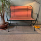 Camila Bench – Italian Postmodern Folding Wood & Metal Seating, 1984