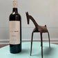Brutalist Tribal Folk Wrought Iron Horse Figure 1950s Head Bowed