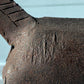 Brutalist Tribal Folk Wrought Iron Horse Figure 1950s Head Bowed