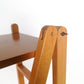 Scandinavian Modern Beech Wood Bookcase – 1970s Adjustable Shelving