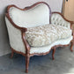 Pair of Victorian Carved Walnut Button Back Sofa