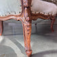Pair of Victorian Carved Walnut Button Back Sofa