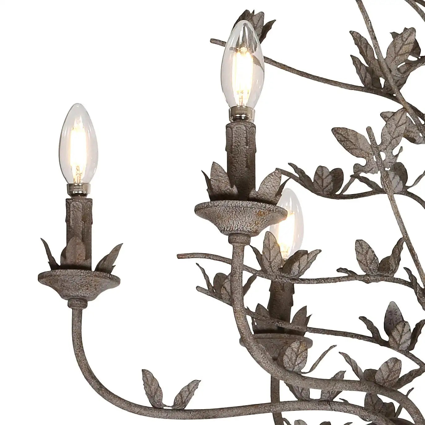 Six Arm-Chandelier Leaf Chandelier