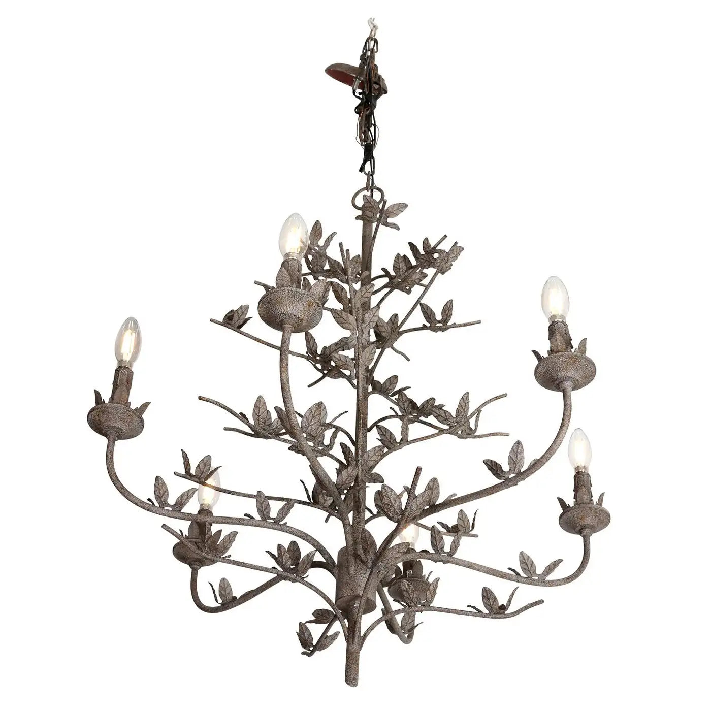 Six Arm-Chandelier Leaf Chandelier