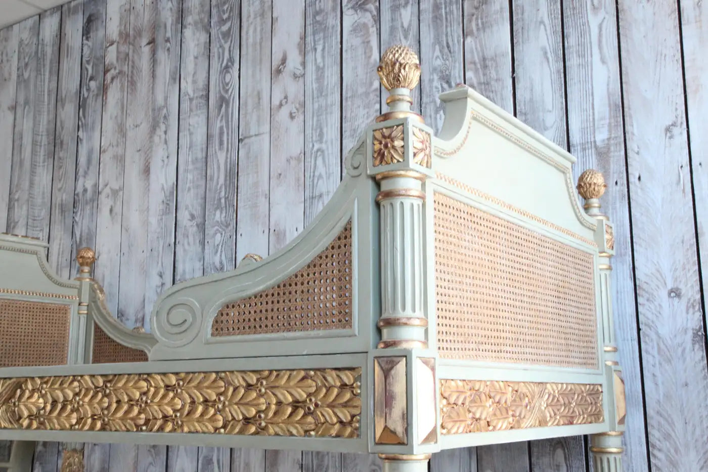 Louis XVI Style Bunk Beds/Matching Pair of Single Beds