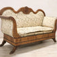 Carved Walnut Antique Large Settee