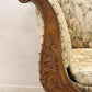 Carved Walnut Antique Large Settee