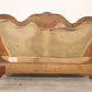 Carved Walnut Antique Large Settee