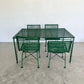 Forest Green Patio Set, 2000s USA