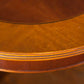Custom English Flame Mahogany Double Pedestal Dining Table