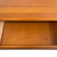 Mid-Century Danish Modern Teak 8-Drawer Dresser with Brass Finger Pulls