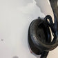 Pair of electrified Serpent Sconces finish in a gunmetal wrought iron finish