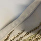 Organic Raffia Embroidered Cushion with Wooden Beads