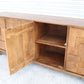 Mondrian Brutalist Four-Door Credenza – Mango Wood