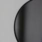 Orbis XL Round Wall Mirror – Black Tinted Glass with Black Powder-Coated Frame
