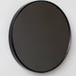 Orbis XL Round Wall Mirror – Black Tinted Glass with Black Powder-Coated Frame