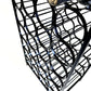 Vintage 1960s Arthur Umanoff Iron & Rattan Wine Rack with Shelves
