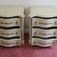 Lovely Pair Of Painted French Provincial Style Nightstands