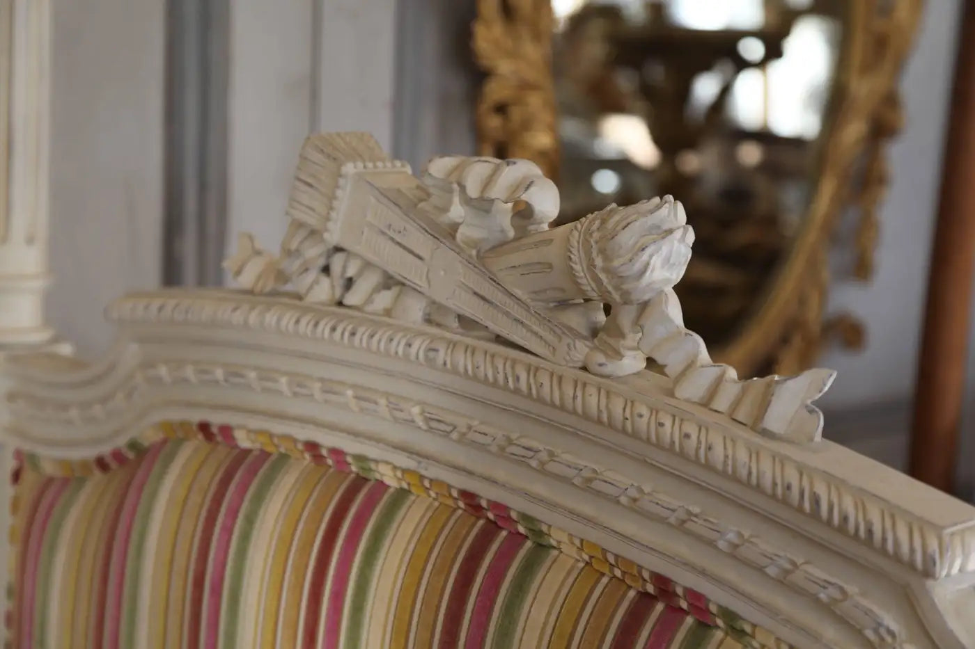 Louis XVI Style Bunk Beds/Matching Pair of Single Beds