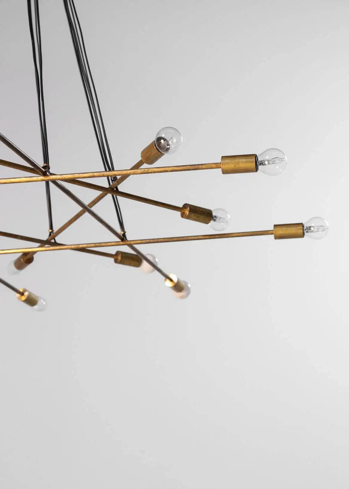 Large Modern Italian Pendant/Chandelier Sixteen-Light