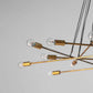 Large Modern Italian Pendant/Chandelier Sixteen-Light