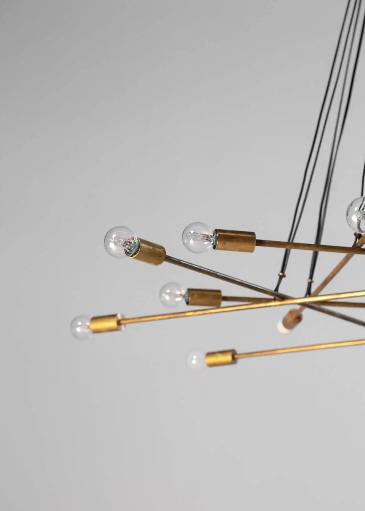 Large Modern Italian Pendant/Chandelier Sixteen-Light