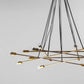 Large Modern Italian Pendant/Chandelier Sixteen-Light
