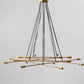 Large Modern Italian Pendant/Chandelier Sixteen-Light