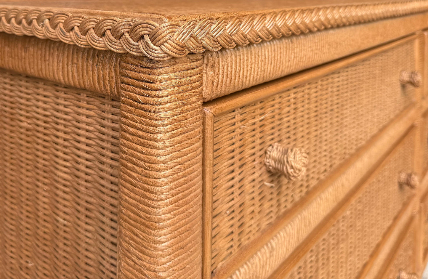 Coastal Woven Wicker 6-Drawer Dresser – Henry Link for Lexington Furniture