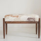 Vintola Studio Bench in Dedar Dalie Papaveri Tulipani Fabric