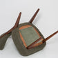 Pair of Green Bouclé Shell Club Chairs