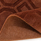 Warm Terracotta Wool & Viscose Accent Rug
