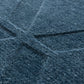 Stylish Blue Wool & Viscose Rug