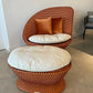 Accent Lounge Chair and Ottoman