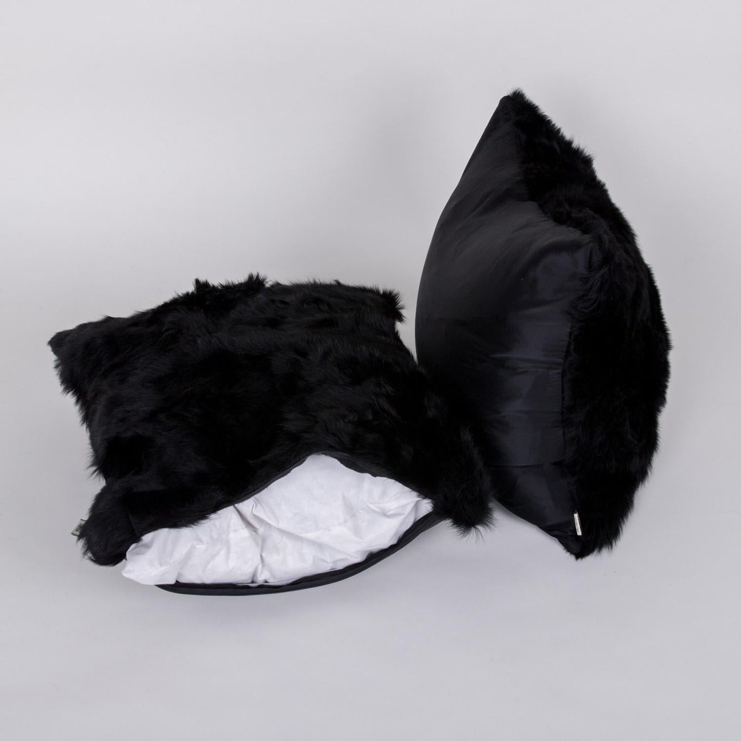 Camille Luxury Lambswool & Cashmere Blanket with Real Fur