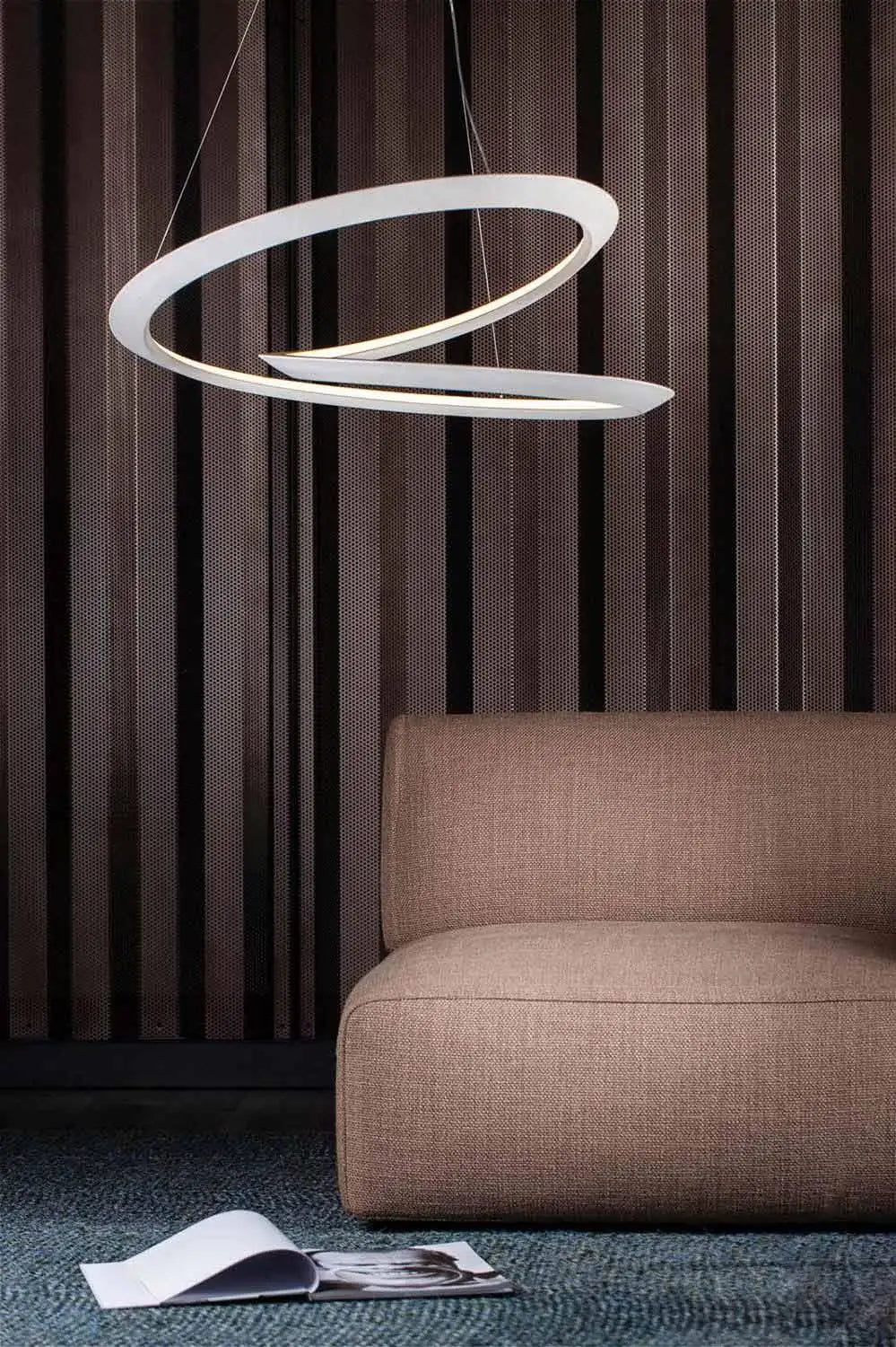 Nemo Kepler Minor Down LED 3500K Pendant Lighting in White