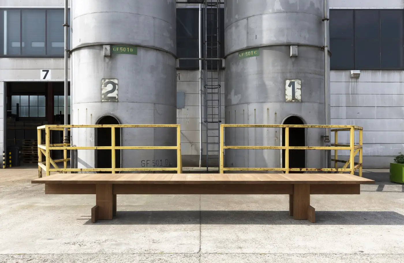 9' 10" Indoor/Outdoor Brutalist Dining Table