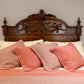 Walnut Carved French Antique Bed – WK204