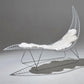 Leaf Hanging Swing Chair – Modern Steel Indoor/Outdoor White Lounger, 2022