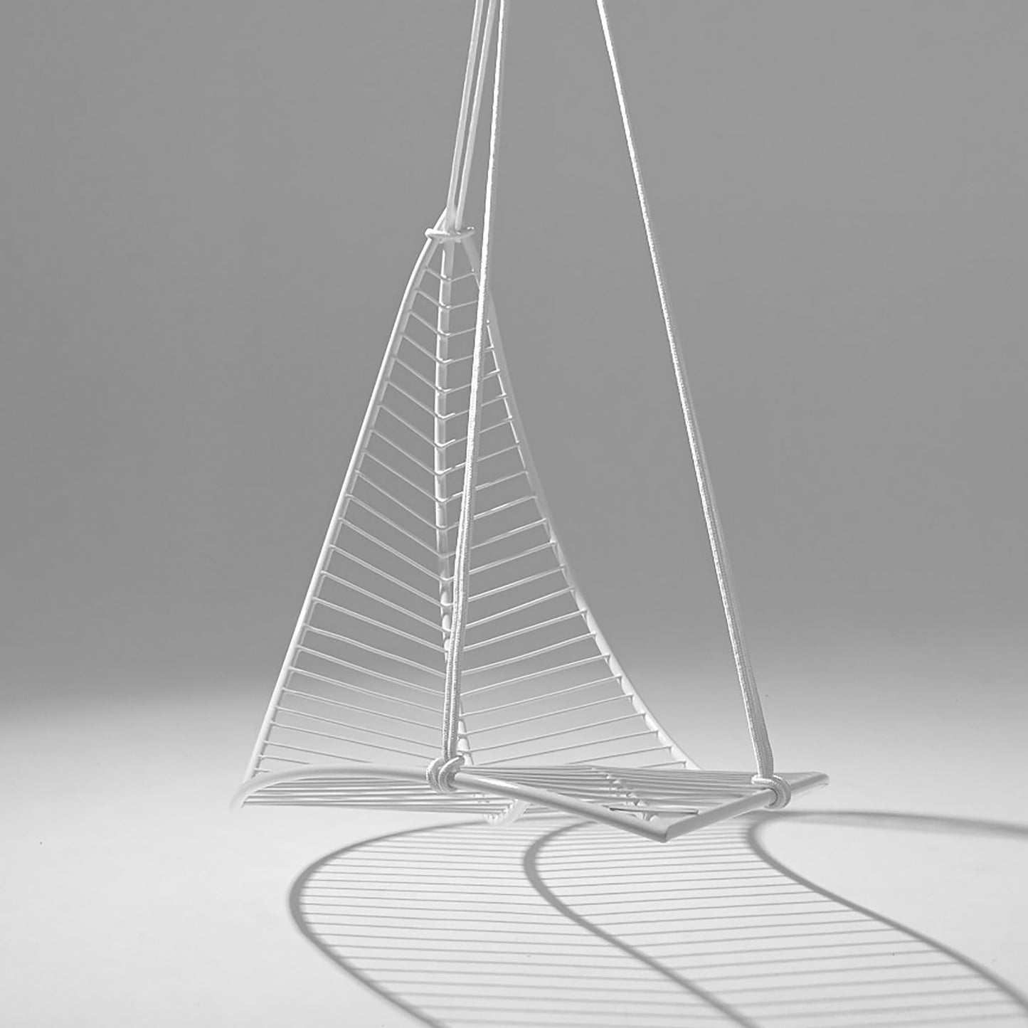 Leaf Hanging Swing Chair – Modern Steel Indoor/Outdoor White Lounger, 2022
