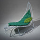 Leaf Hanging Swing Chair – Modern Steel Indoor/Outdoor White Lounger, 2022