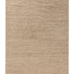 Beige Solid Texture Luxury Wool Rug